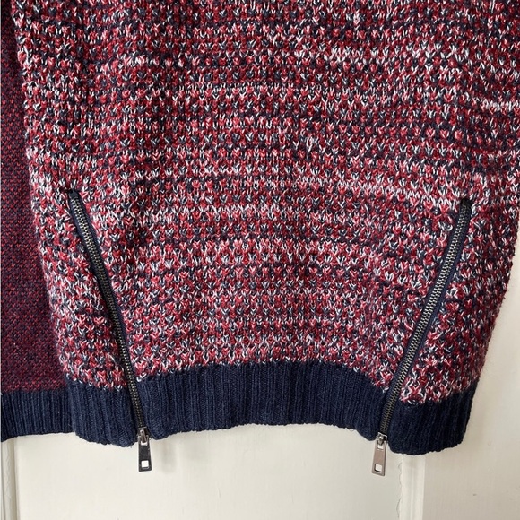 Dex Sweater Color Block Zippers - Picture 2 of 5